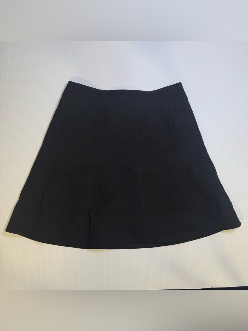 J.Crew Black A-Line Mini Skirt Heavyweight Stretch Career Capsule Classic 00